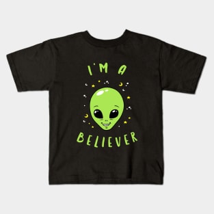 I'm A Believer Alien Kids T-Shirt